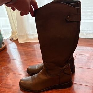 Brown Leather Riding Boots